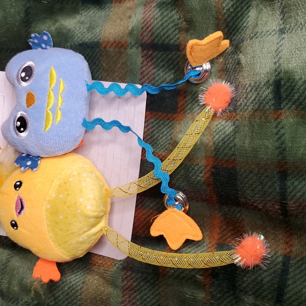 Yellow and Blue Cat Play Toys - Picture 4 of 7